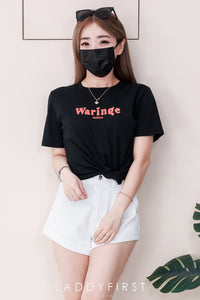 【T8087】🧧 宠粉福利回馈 🧧  高品质纯棉弹力圆领短袖刺绣字母日常简约休闲百搭上衣 ❤❤ 【A-R1-C1】