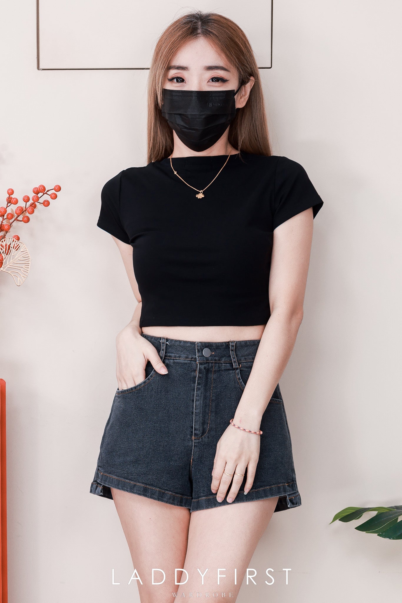 【S4969 / 19741】高品质COTTON JEANS简约日常休闲百搭牛仔长裤，有口袋 ❤️❤️