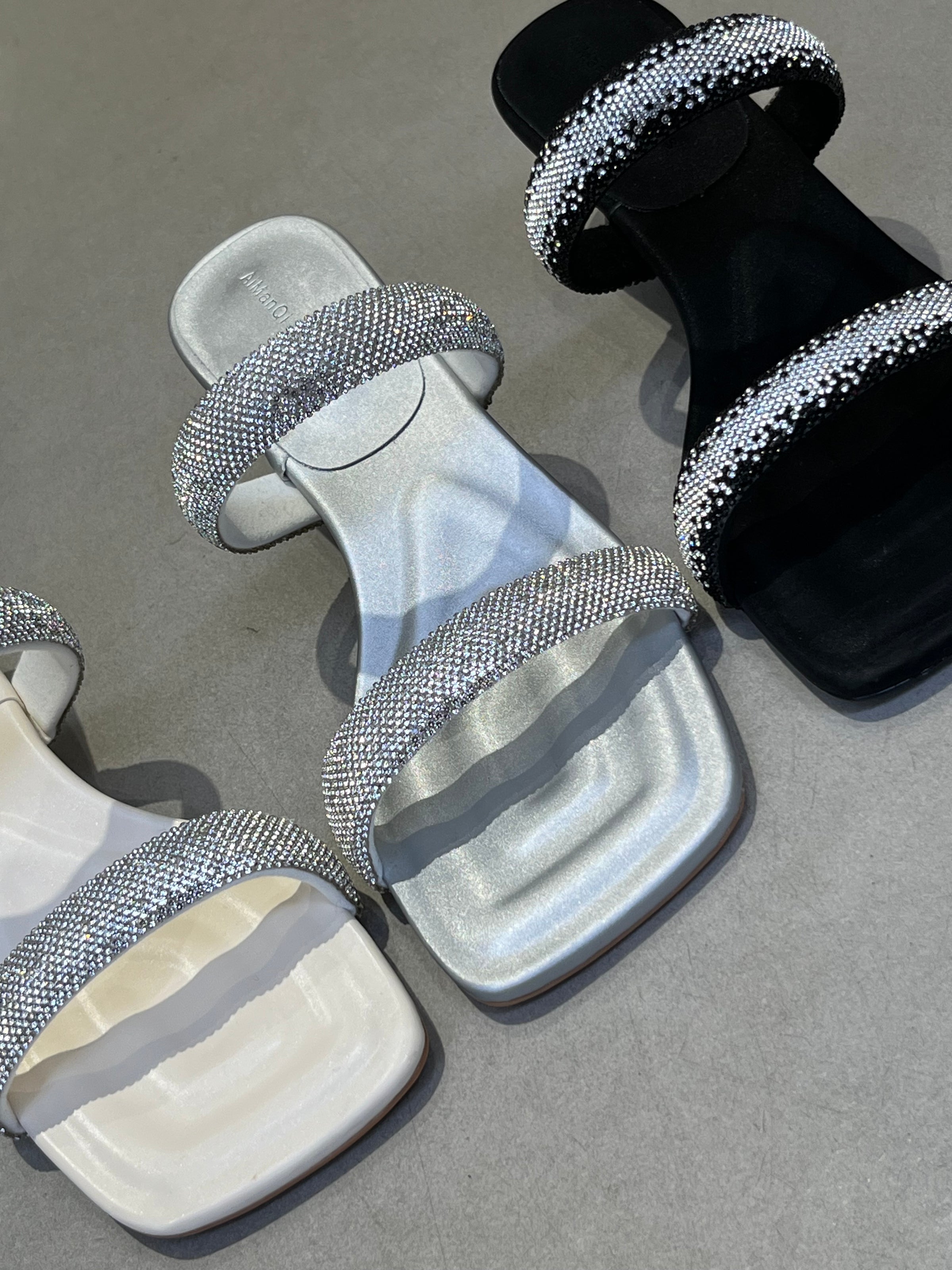 【R25563】 ✨现货✨高品质法式小清新一字带高跟鞋 👠