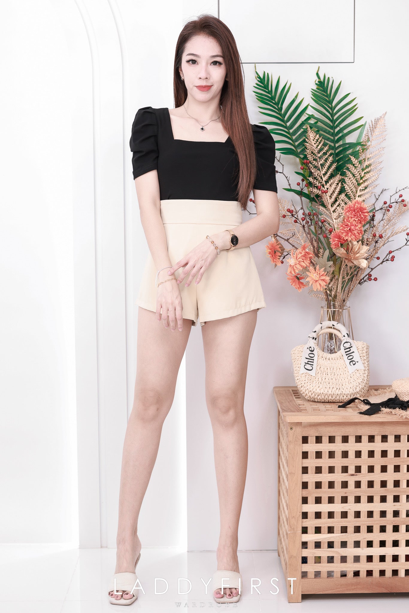 【S1663】LFW独家爆款西装垂感高腰休闲简约百搭短裤，内层➕里布，有口袋 ❤️❤️ 【C-R2-C4】