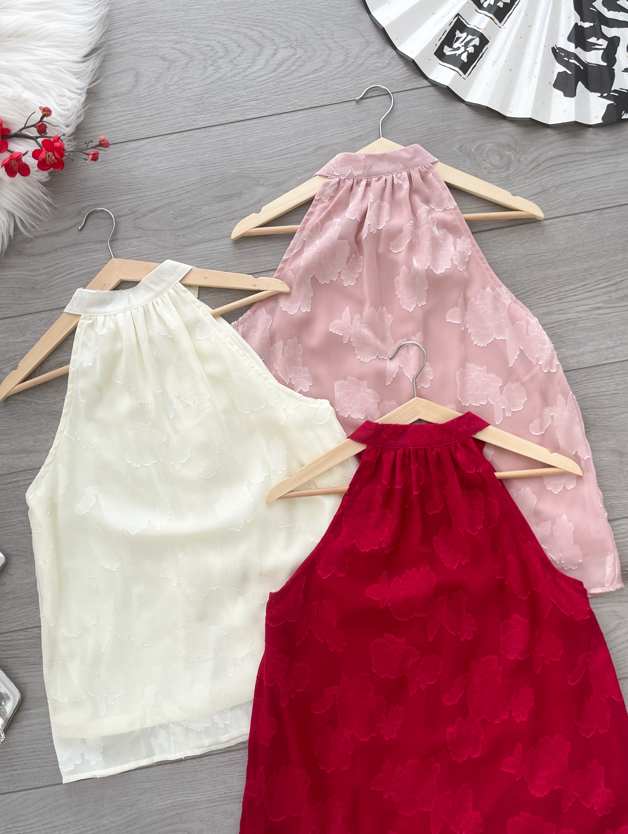 【T98767】高品质新年款气质提花旗袍上衣 ❤❤