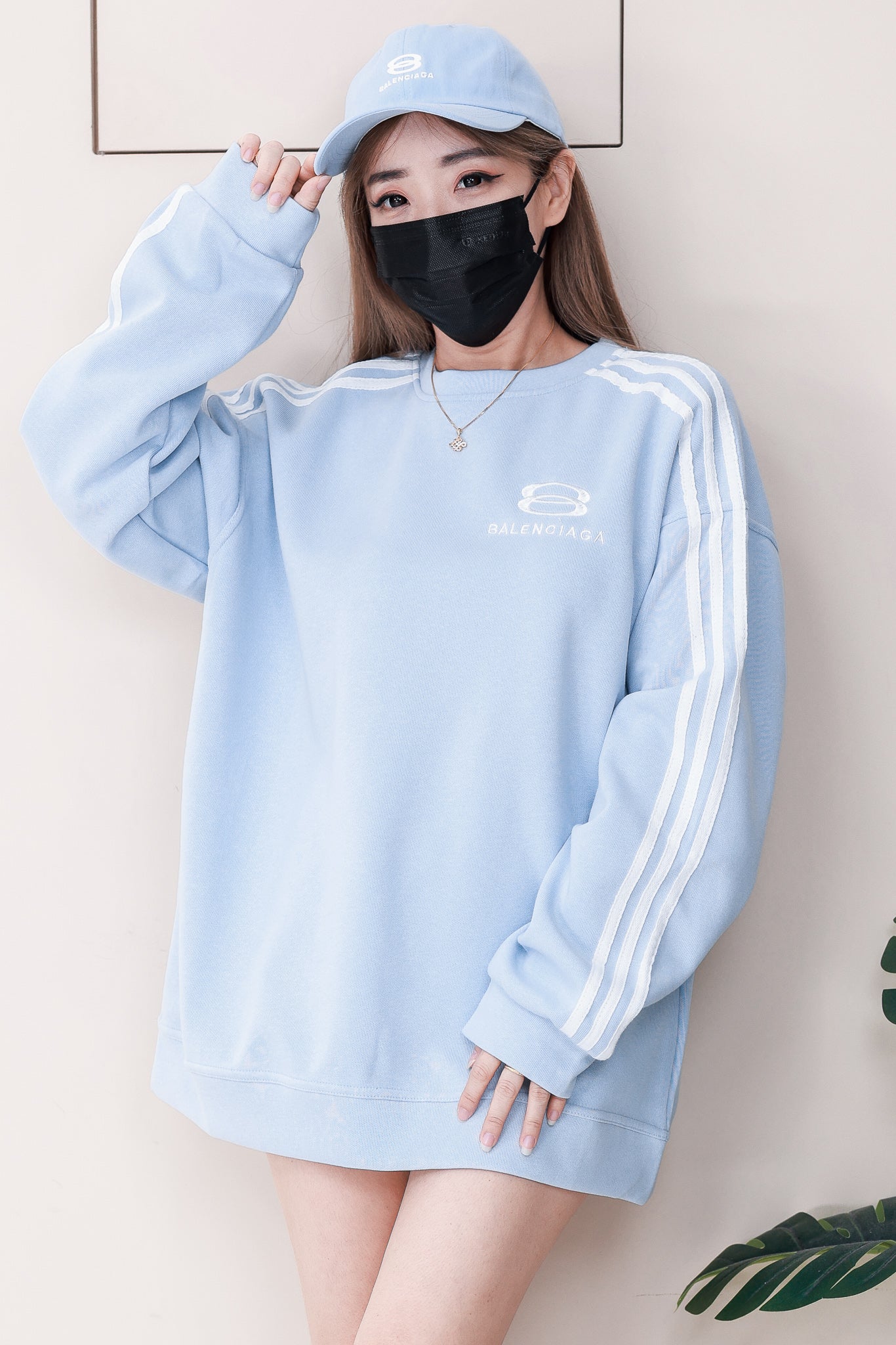 【O80112】高品质三件套男女同款厚实卫衣棉Oversized 潮流时尚长袖上衣 ❤️❤️ 上衣👕➕帽子🧢➕袜子🧦*