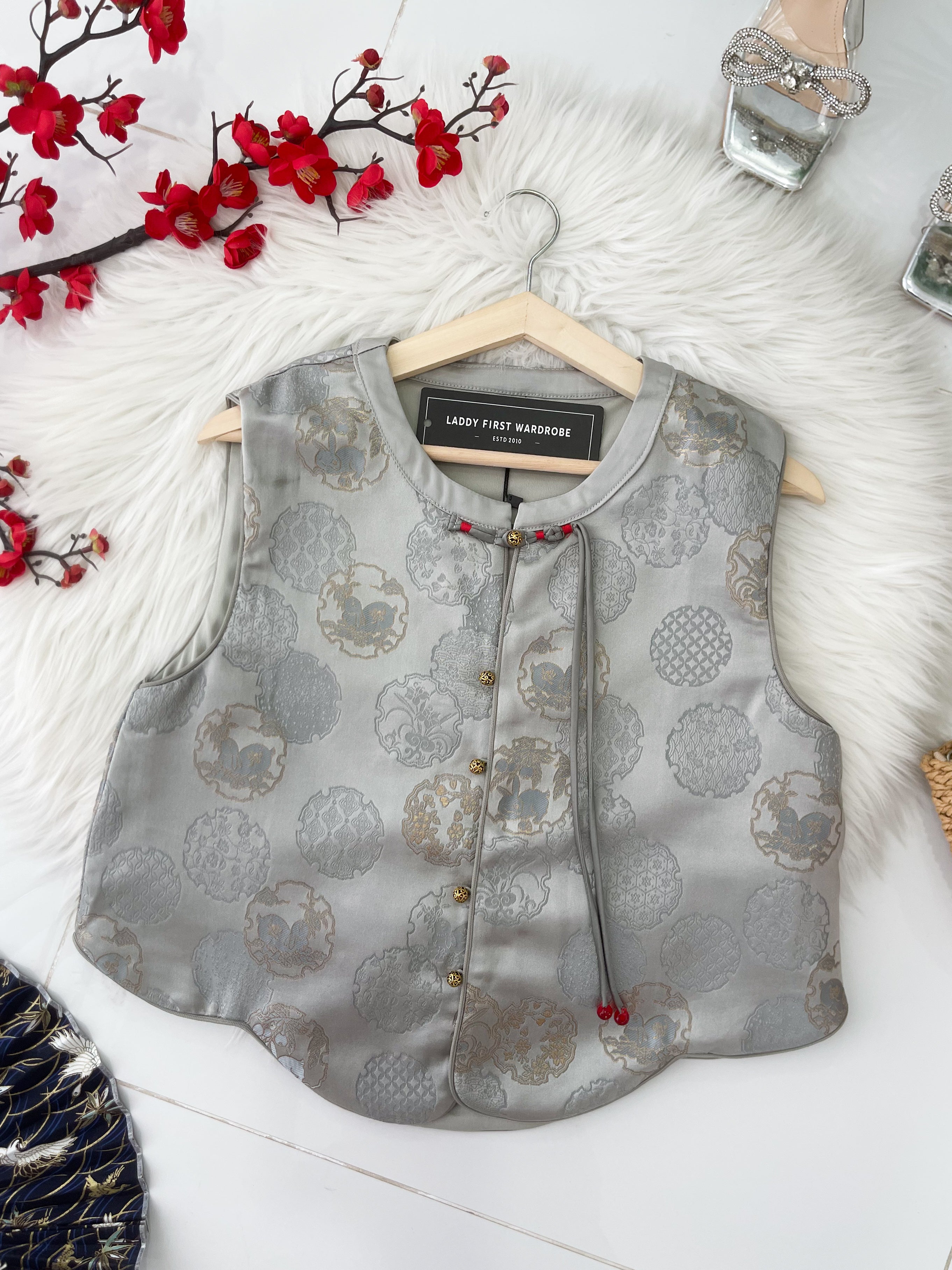 【T23246】高品质极简简约新中式旗袍上衣 ❤❤