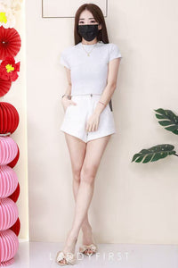 【T80792】【直播间搭配款】独家爆款高品质纯棉弹力圆领短袖简约日常百搭款上衣 #衣柜必入手百搭款 ❤❤【A-R3-C2】