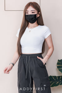 【L66527】高品质ALO松紧腰弹力气质工装运时尚长裤，有口袋 ❤️❤️【A-R2-C1】