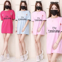 【T14259 / 9060】高品质圆领字母拉线设计OVERSIZED 上衣 ❤❤【A-R2-C5】