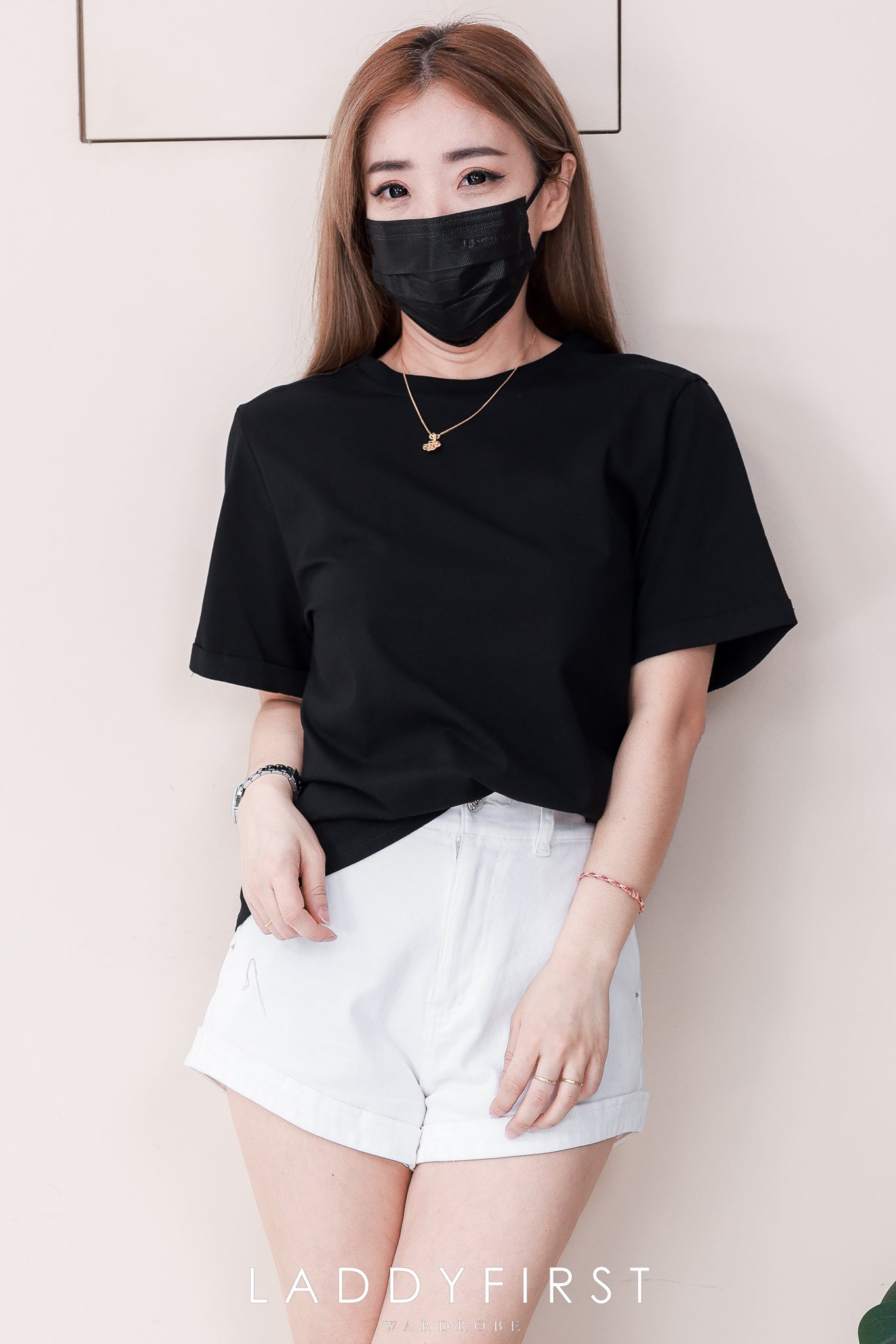 【T8182】高品质纯棉宽松大码版型圆领短袖日常休闲百搭上衣 ❤❤ 【B-R1-C3】