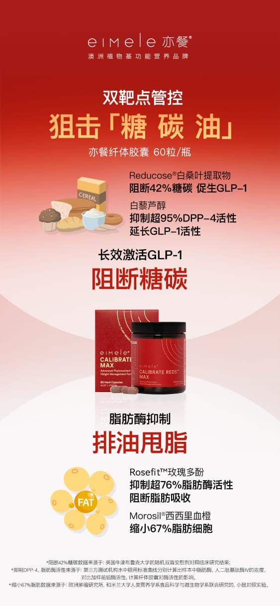 【P724】💥新会员限时专享💥💖 EIMELE Calibrate Reds Max 升级版2.0亦餐小红粉【小红针】 💖