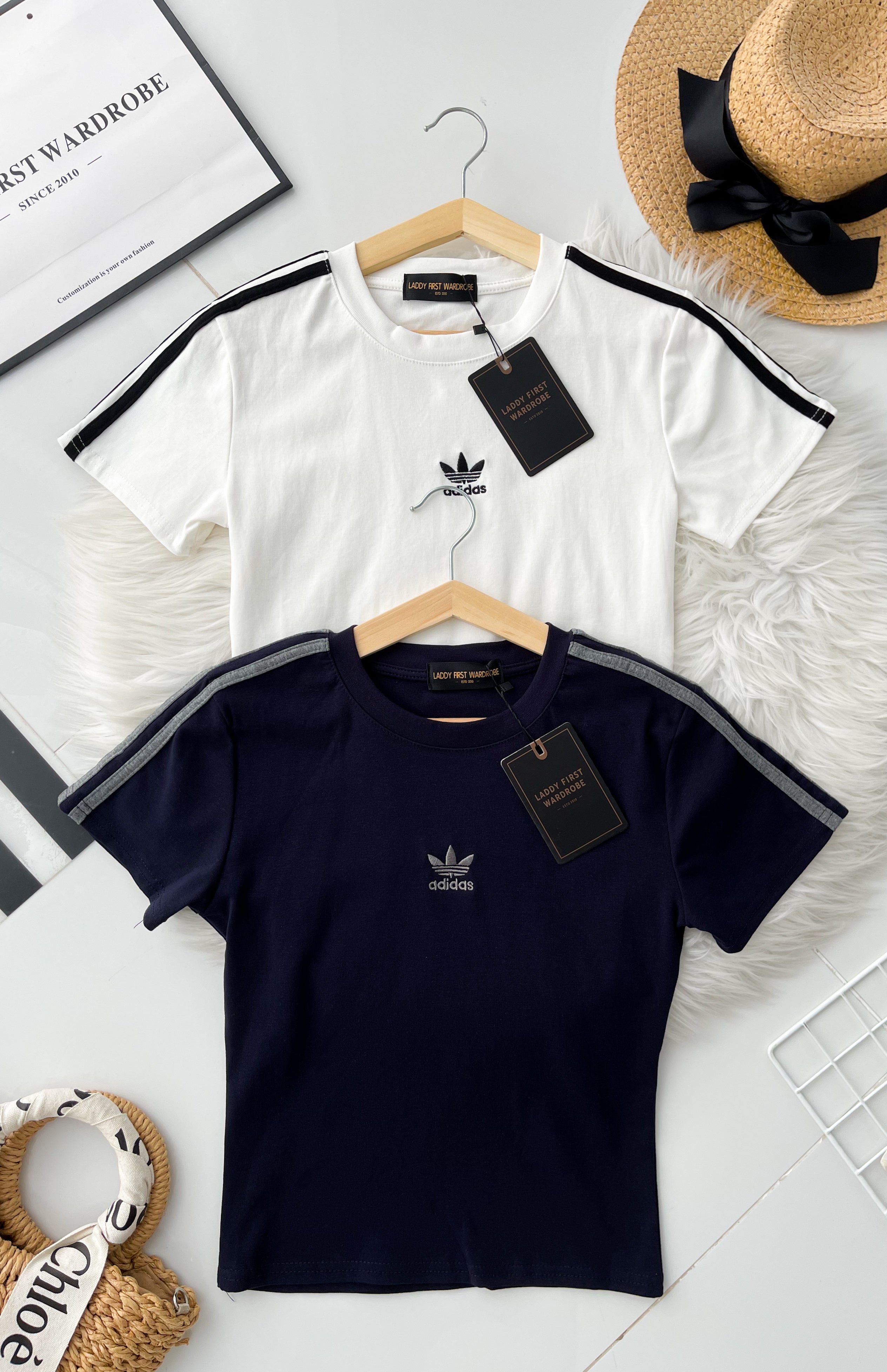 【T39805】高品质刺绣三叶草纯棉弹力运费休闲百搭上衣 ❤❤