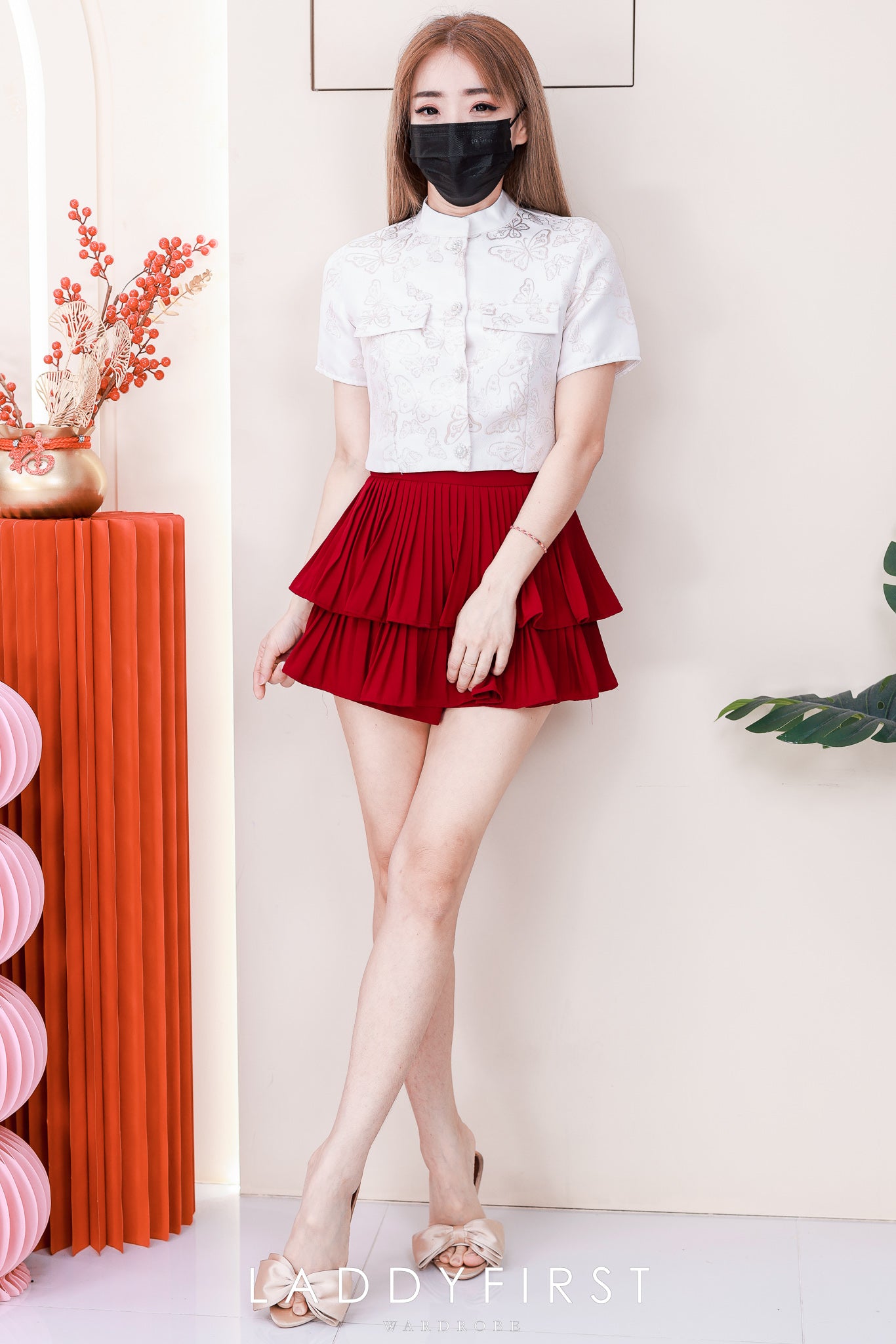 【T23240】高品质新中式国风提花旗袍上衣，有口袋 ❤❤