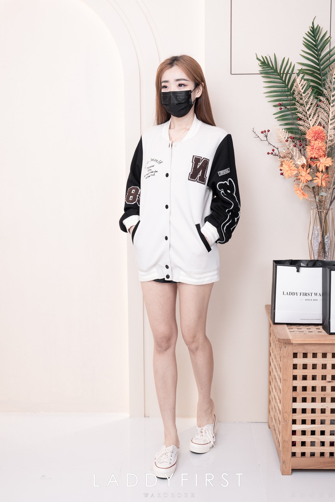 【JK3345】男女同款宽松时尚爆款撞色棒球服长袖外套，有口袋 ❤❤