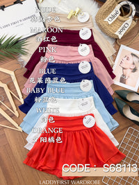 【S681131】‼️爆单王再次到货‼️【独家小圆饼】高质量西装拼雪纺蓬蓬高腰裙子【A-R3-C4】