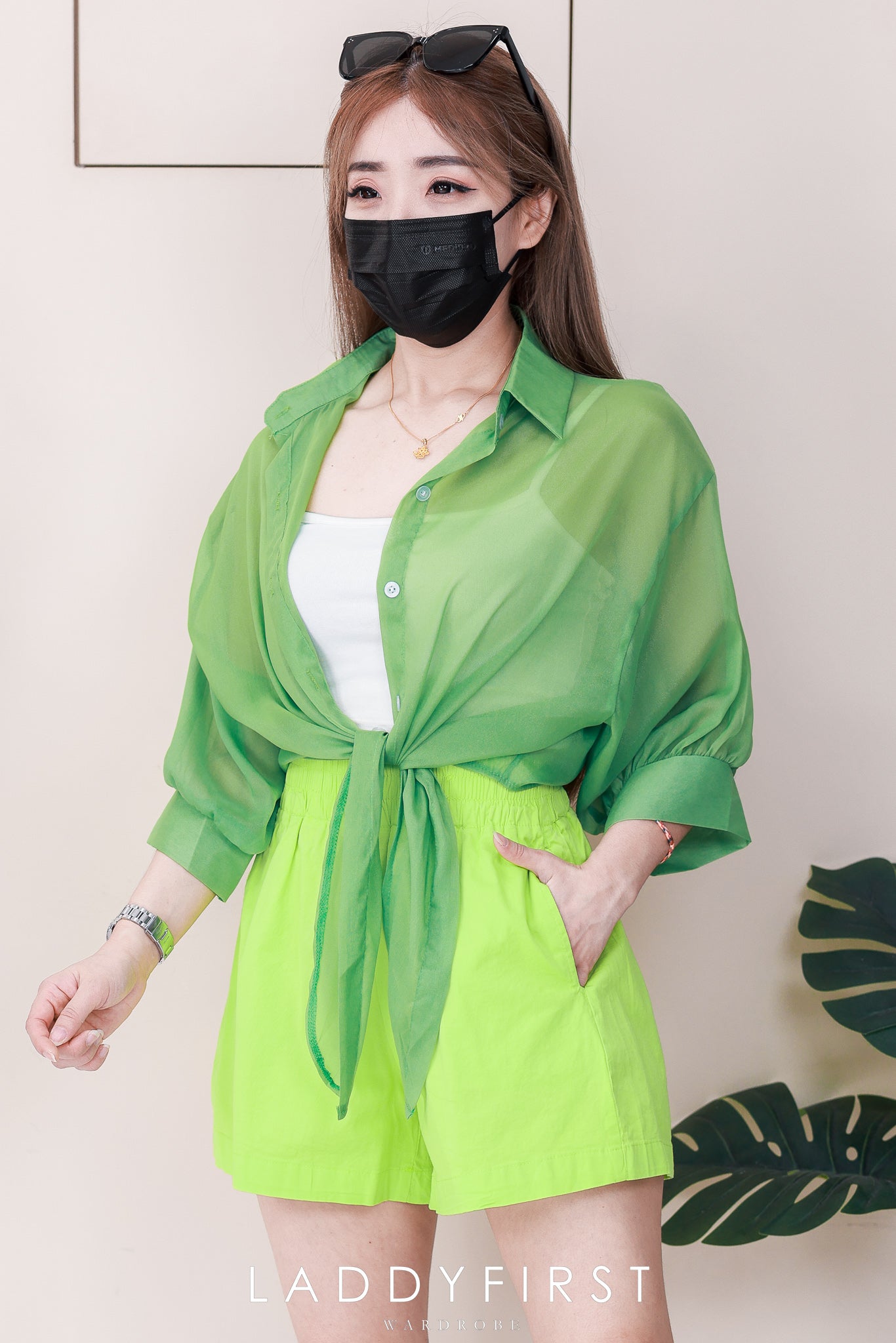 【S8810】高品质非常推荐简约日常松紧腰弹力休闲百搭短裤，有口袋 ❤️❤️