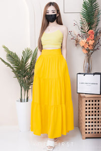 【L1657】【网站福利款✨】独家爆款百褶蛋糕西装垂感大摆韩版长裙【A-R3-C4】