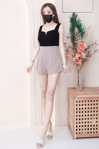 【S1663】LFW独家爆款西装垂感高腰休闲简约百搭短裤，内层➕里布，有口袋 ❤️❤️ 【C-R2-C4】