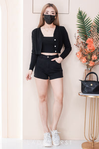 【S8113】高品质COTTON JEANS牛仔弹力日常简约休闲百搭短裤，有口袋 ❤️❤️  【B-R1-C5】