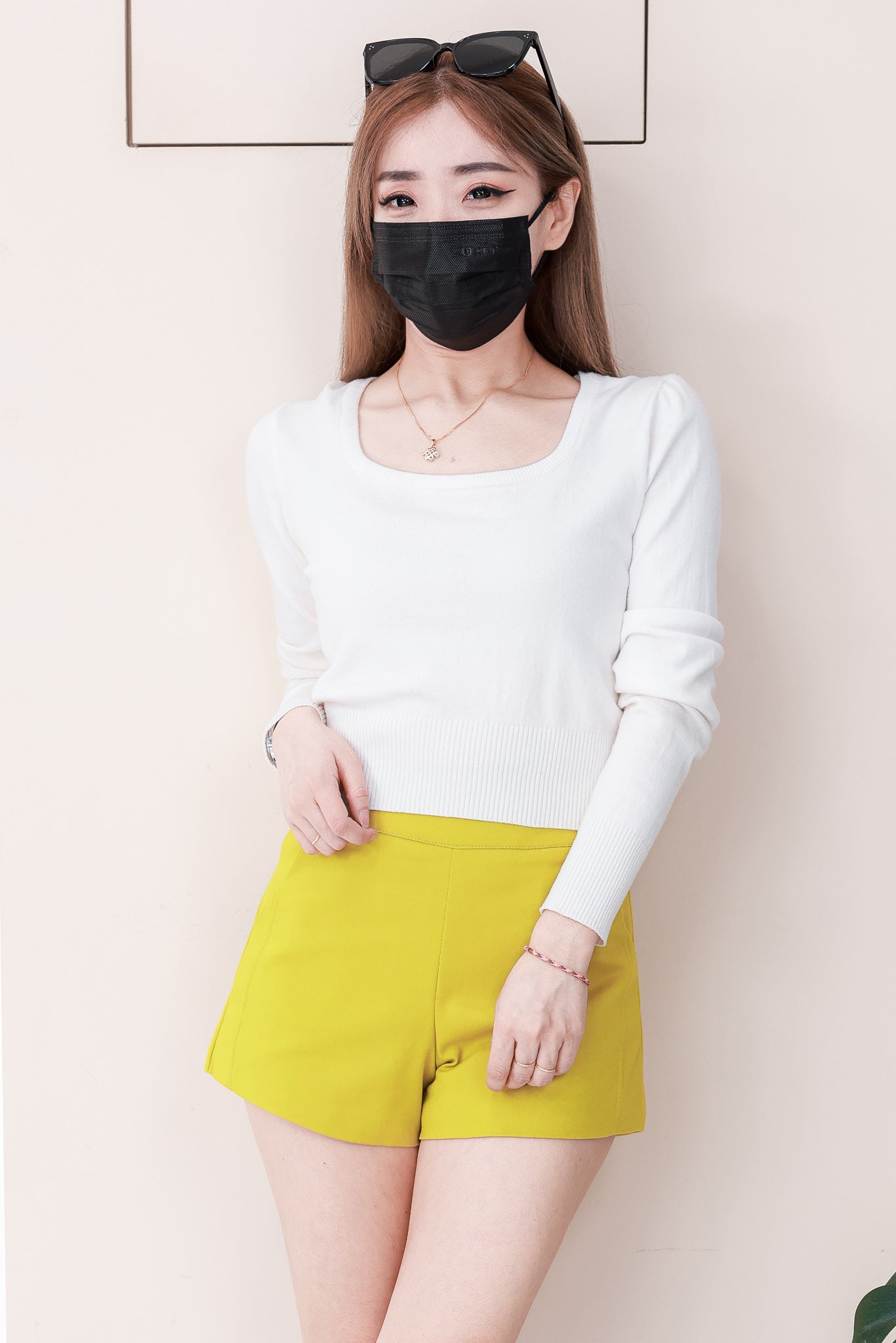 【S80194-1】🧧 宠粉福利回馈 🧧 【LFW独家爆款】万能西装高腰休闲百搭短裤，有口袋 后中拉链，内层加里布