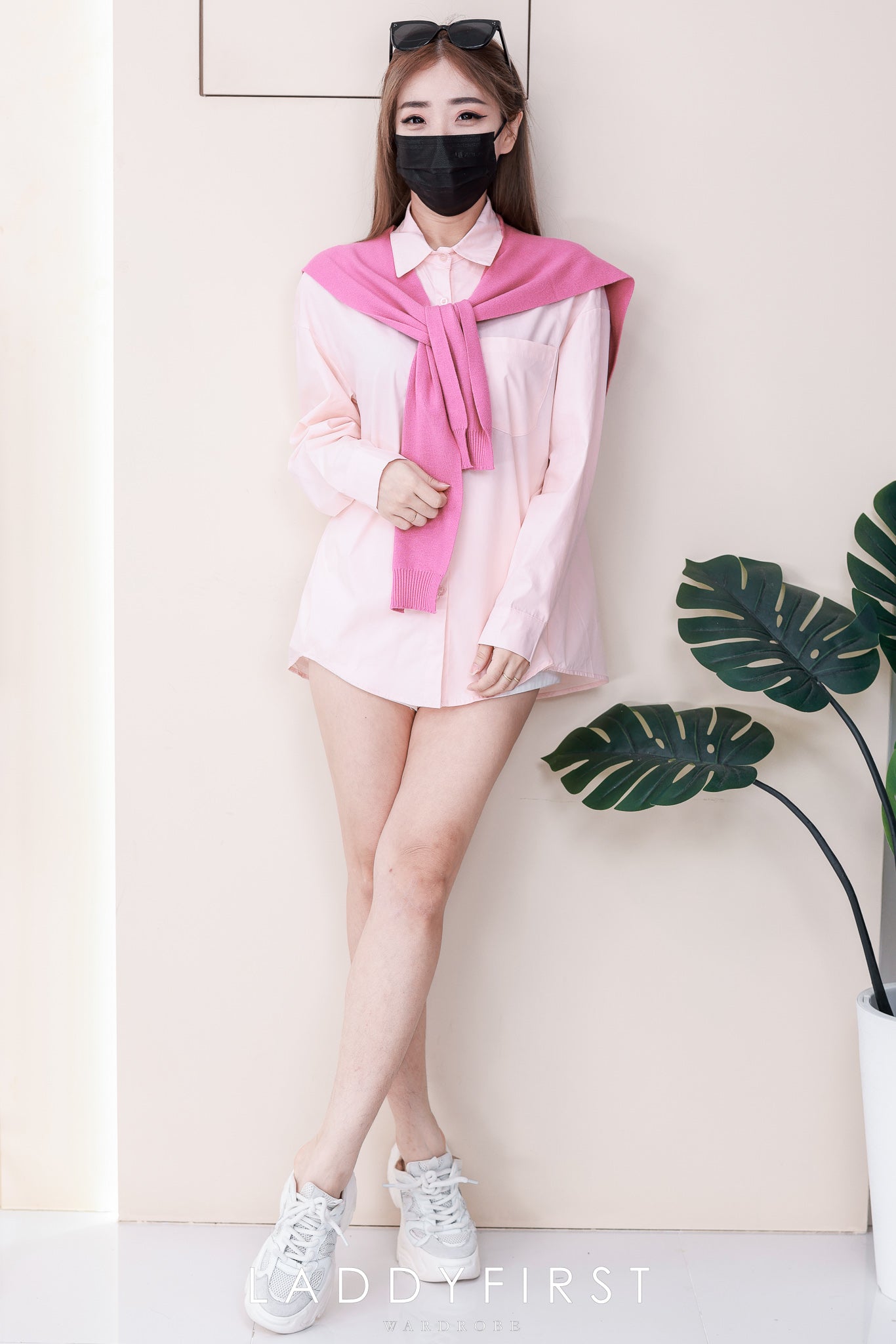 【T6688】高品质学院风翻领长袖衬衫上衣，有口袋 ❤️❤️