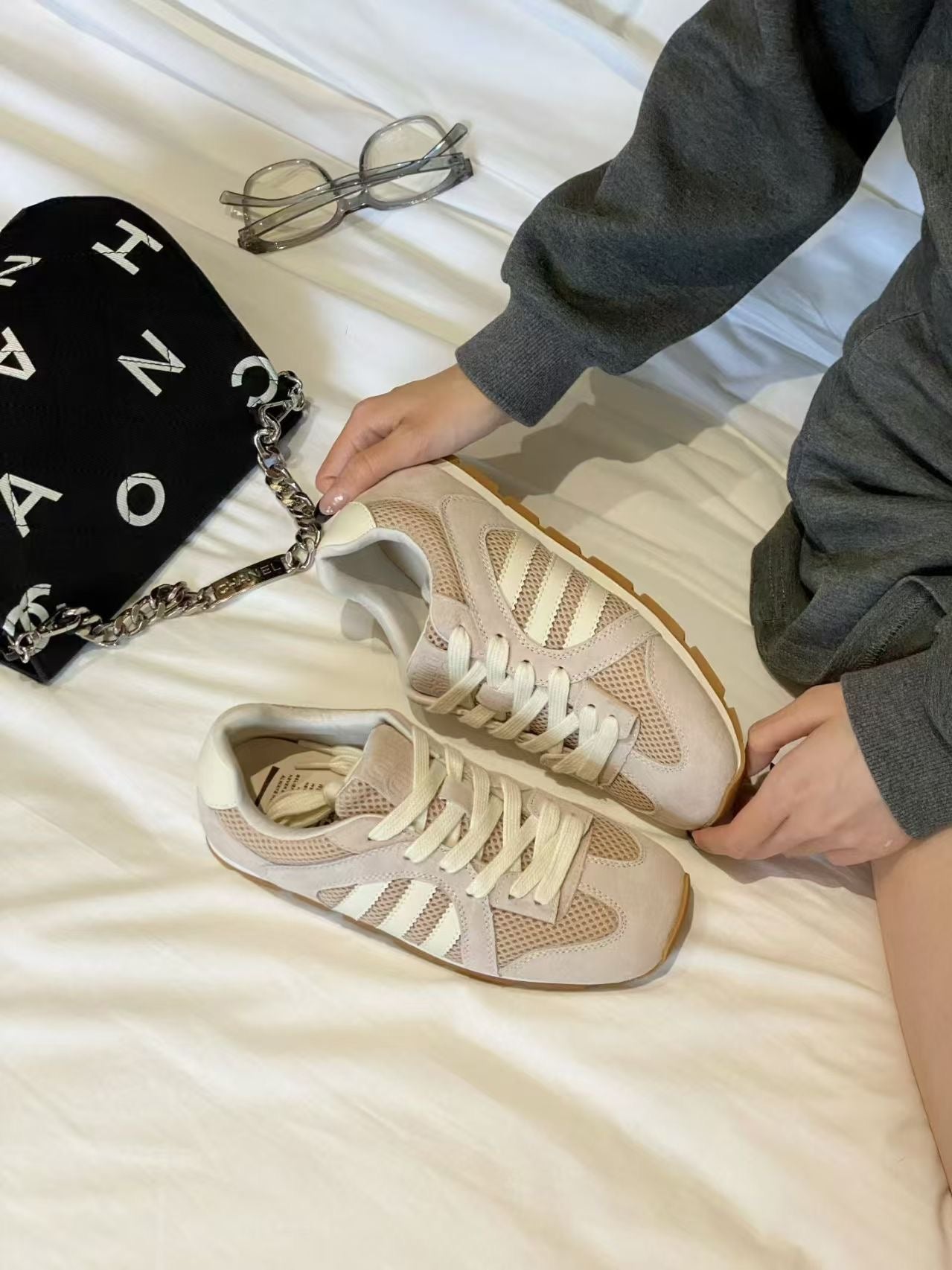 【R272-3】🔅精选预售款🔅 高质量经典款韩系街头风软底复古真皮休闲德训鞋子 ❤️