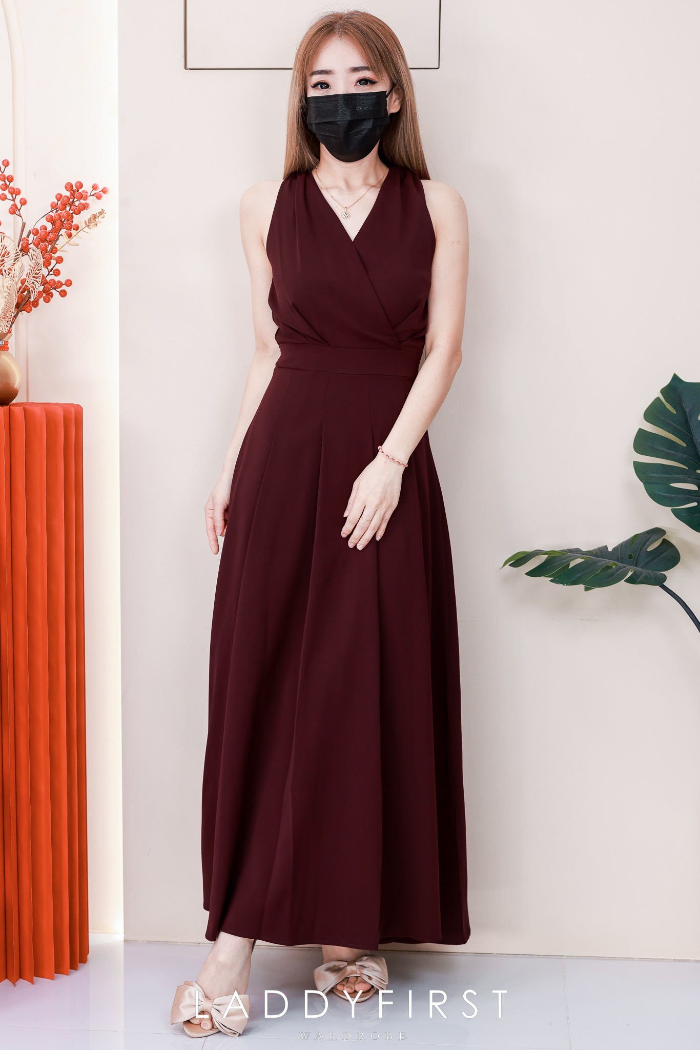 【D6968】高品质气质浪漫优雅款晚宴连身长裙 ❤❤【A-R1-C5】