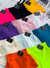 【S80484】独家爆款多巴胺色系卫衣棉质后副松紧弹力高腰休闲百搭短，有口袋 ❤️❤️ 【B-R1-C1】