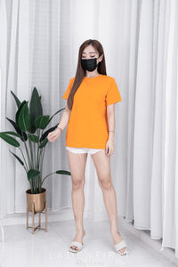 【T6802-1】⚡补货预定款⚡ 🧧 宠粉福利回馈 🧧 独家爆款高品质圆领短袖纯棉超弹力休闲百搭上衣 #多色选择 #百搭必备 ❤❤ 【B-R2-C4】
