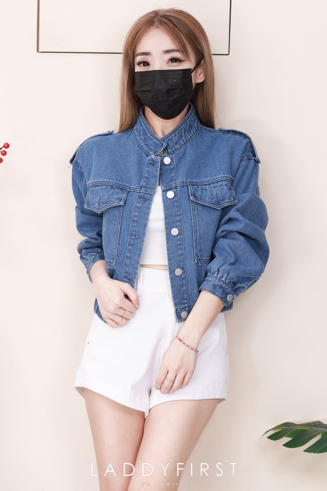 【JK82761】高品质韩版气质牛仔简约牛仔长袖外套 ❤❤