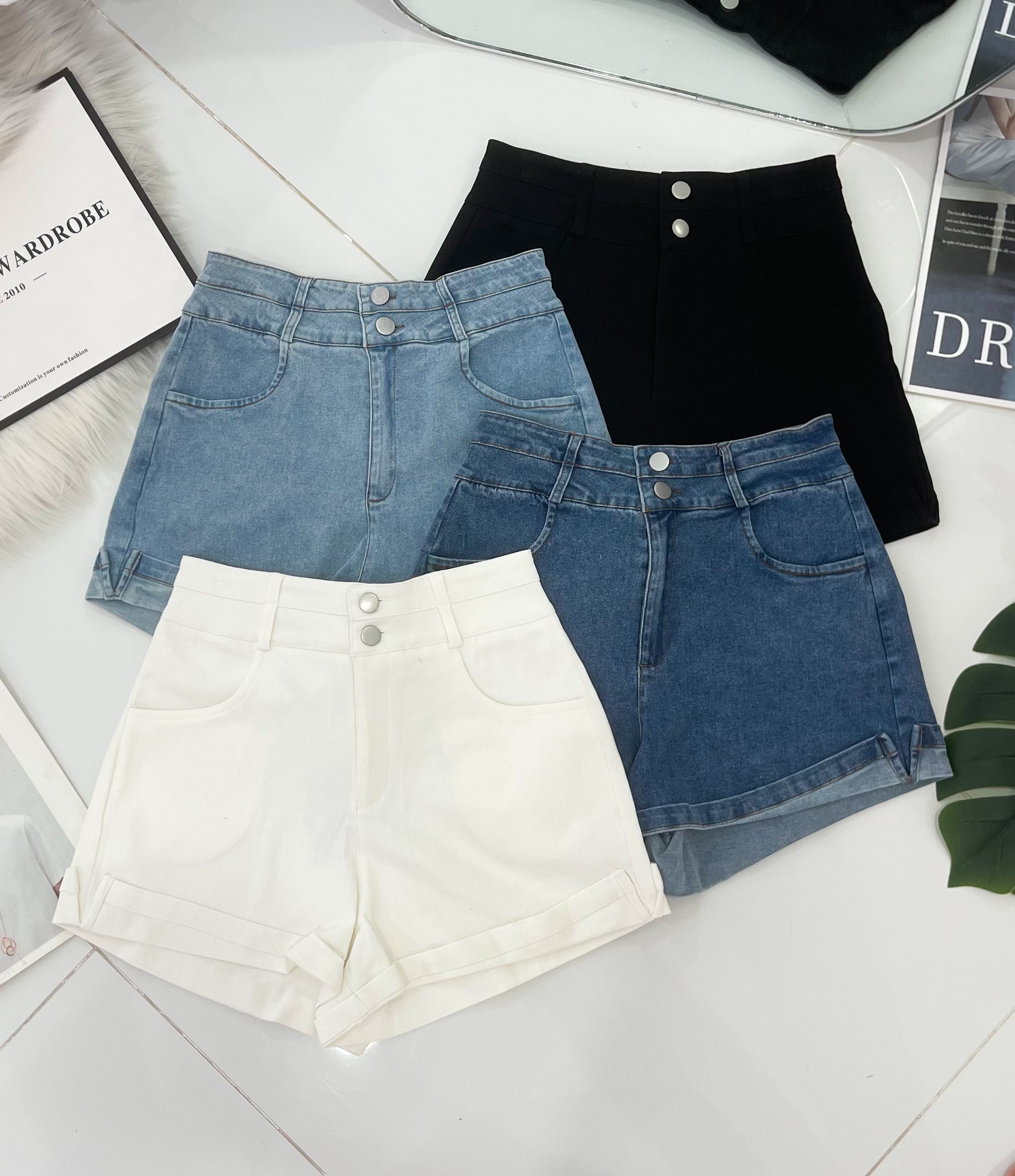 【S4978 / 19887】高品质简约休闲COTTON JEANS牛仔百搭短裤，有口袋 ❤️❤️ 【A-R1-C2】