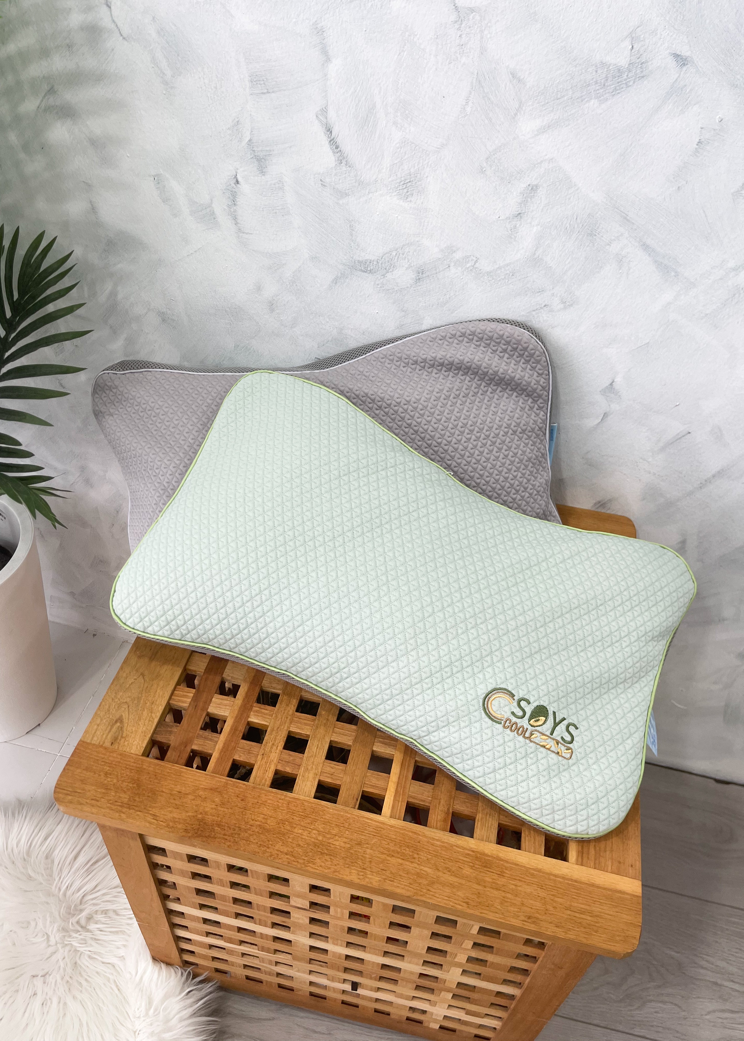 【P60032】高品质凉而不冰立体亲肤冰豆豆枕头 ❤️❤️