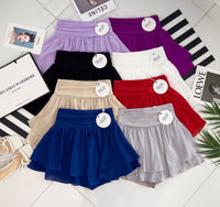 【S681131】‼️爆单王再次到货‼️【独家小圆饼】高质量西装拼雪纺蓬蓬高腰裙子【A-R3-C4】