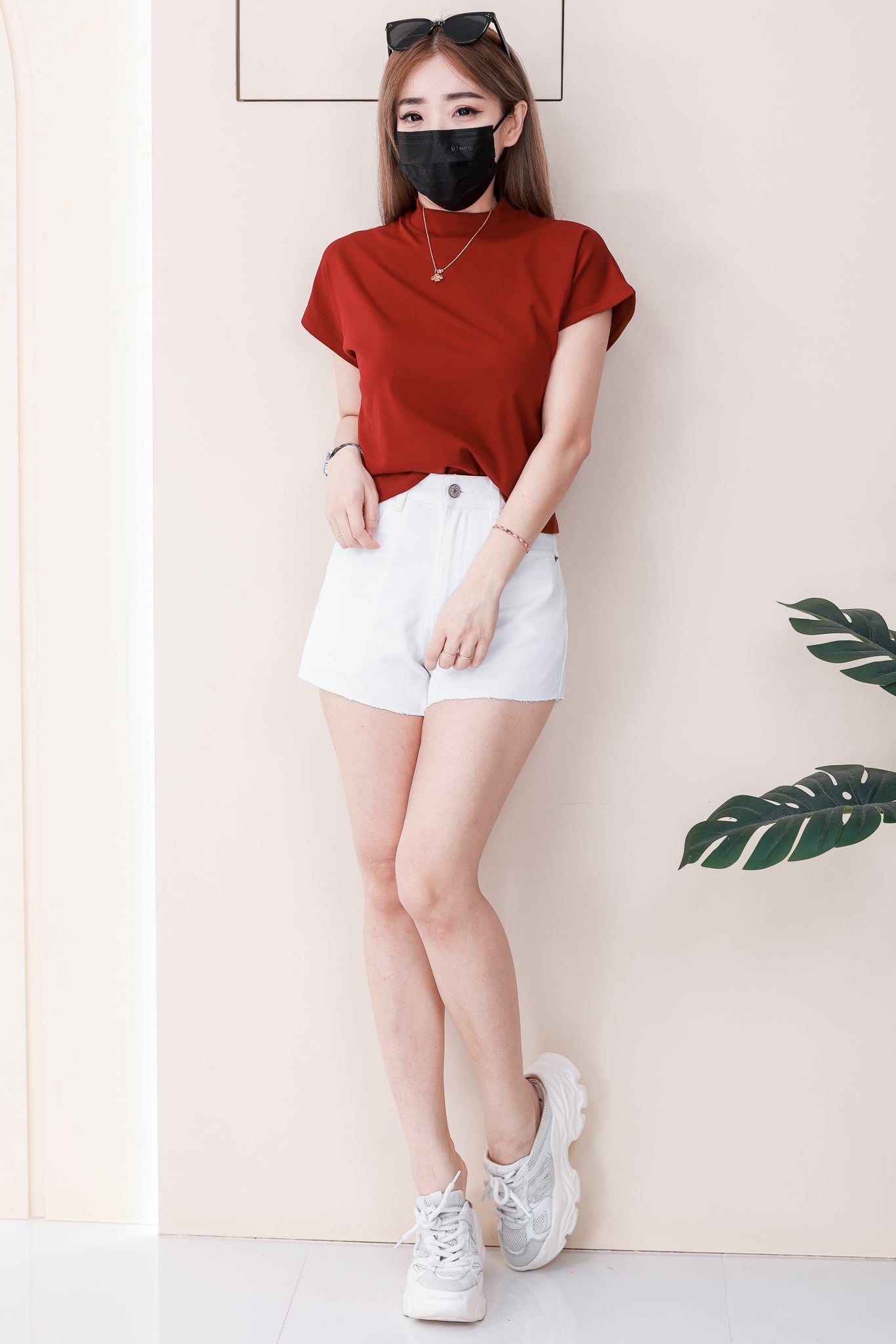 【T4082】高品质中高领纯棉弹力宽松休闲百搭上衣 ❤❤