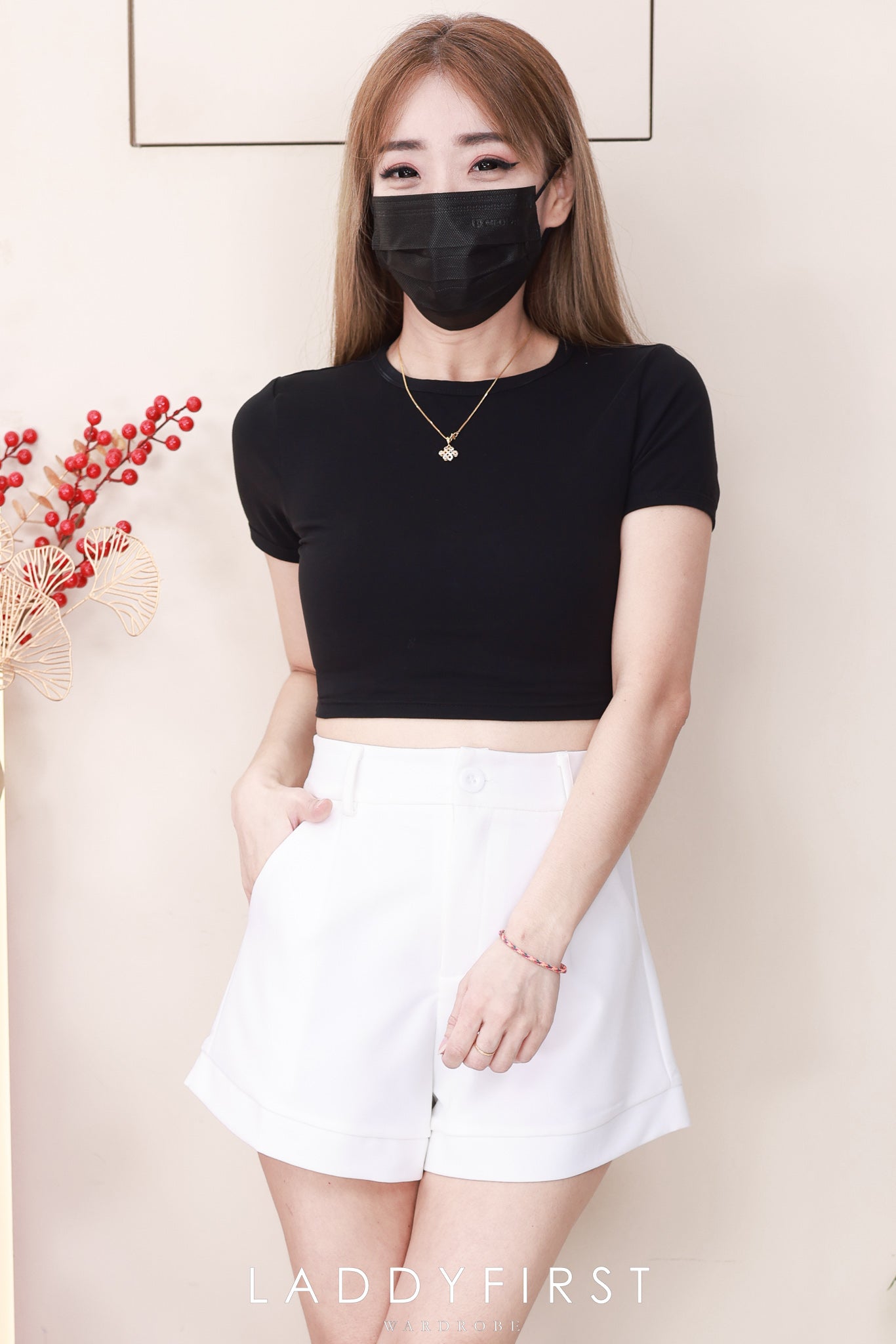 【S82786】高品质版型收腰显瘦高腰西装时尚日常百搭短裤，有口袋 ❤️❤️