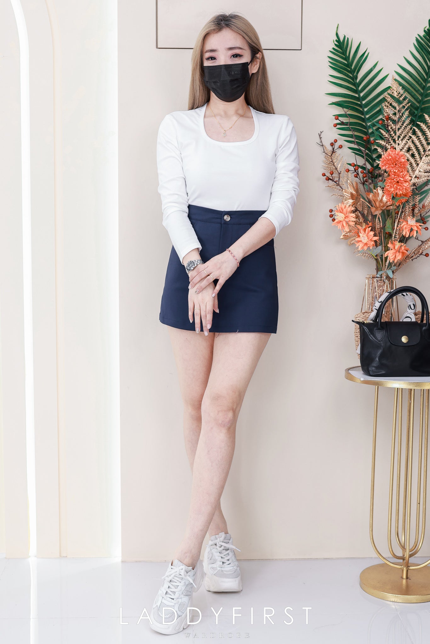 【T82317】高品质U领短长袖袖纯棉弹力休闲百搭上衣 ❤️❤️
