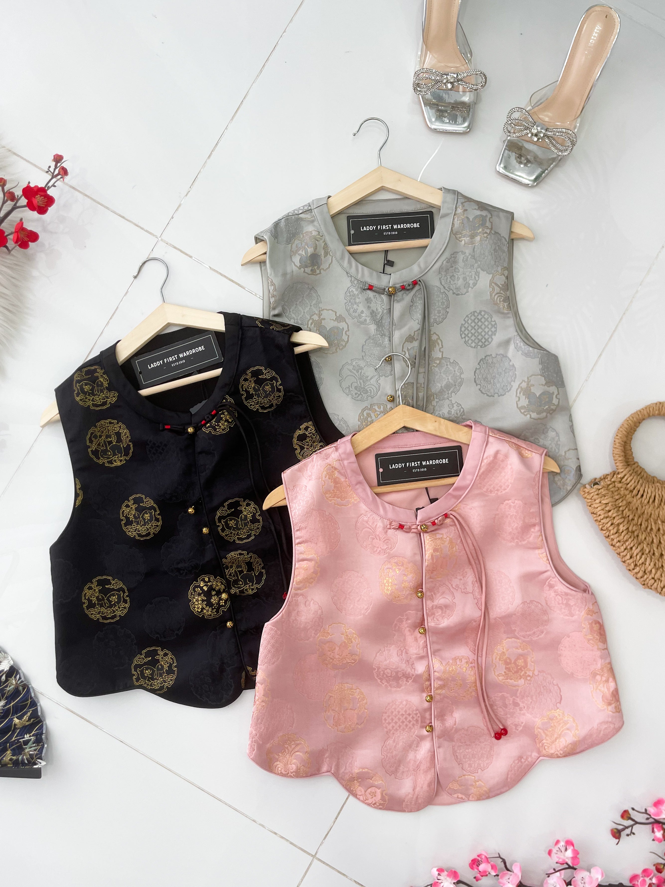 【T23246】高品质极简简约新中式旗袍上衣 ❤❤