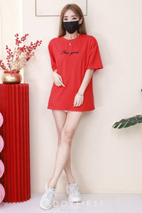 【T82997】高品质New york 刺绣宽松纯棉日常oversized百搭上衣 ❤❤ 【B-R1-C6】