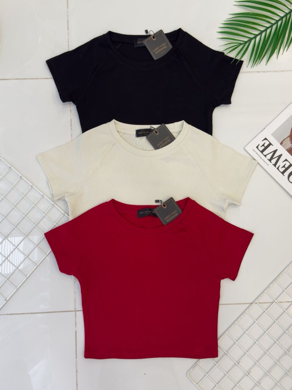 【T80792】【直播间搭配款】独家爆款高品质纯棉弹力圆领短袖简约日常百搭款上衣 #衣柜必入手百搭款 ❤❤【A-R3-C2】