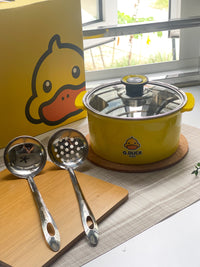 【P2505】爆品小黄鸭系列 🐥 高颜值多用途单人火锅套装 ❤️