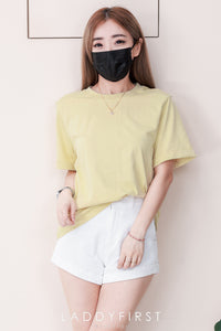 【T8182】高品质纯棉宽松大码版型圆领短袖日常休闲百搭上衣 ❤❤ 【B-R1-C3】