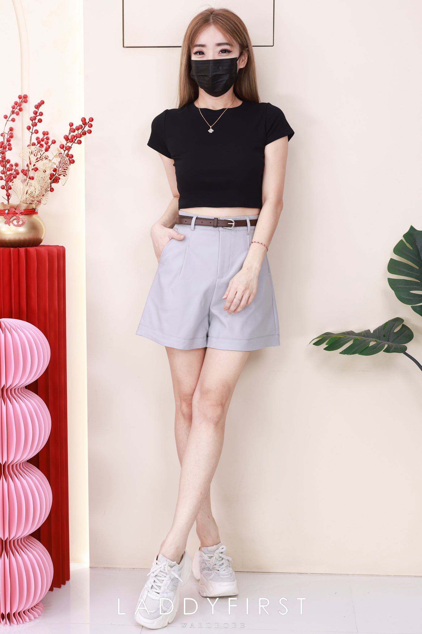 【T979】* 独家高腰T版型 * 高品质纯棉弹力圆领短袖日常简约百搭上衣 ❤❤