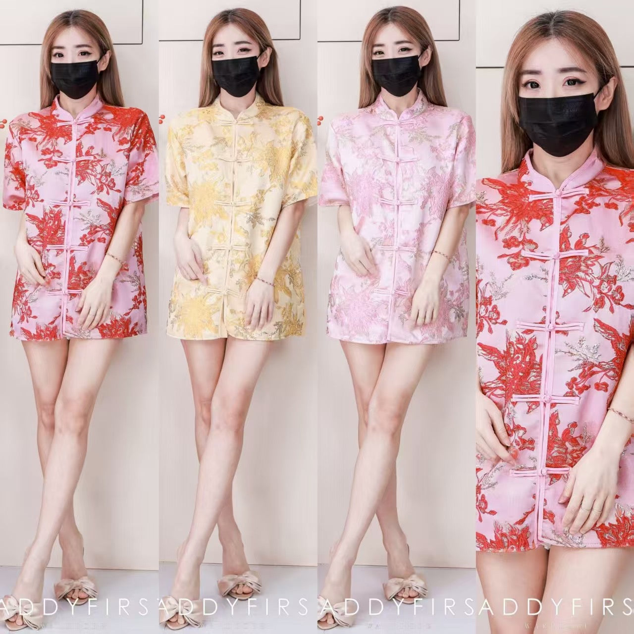 【T14312 / 91319】高品质高端气质男款唐装提花旗袍上衣 ❤❤