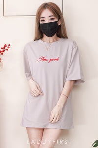 【T82997】高品质New york 刺绣宽松纯棉日常oversized百搭上衣 ❤❤ 【B-R1-C6】