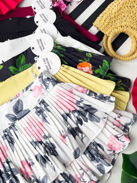 【S68135】【LFW独家小圆饼】【直播间搭配】双层蛋糕百褶荷叶边高腰显瘦西装裙子，内层防走光短裤 ❤️❤️ 【C-R3-C5】