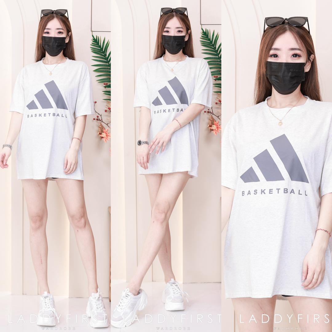 【O6966】那女同款圆领短袖宽松Oversized 上衣❤️❤️