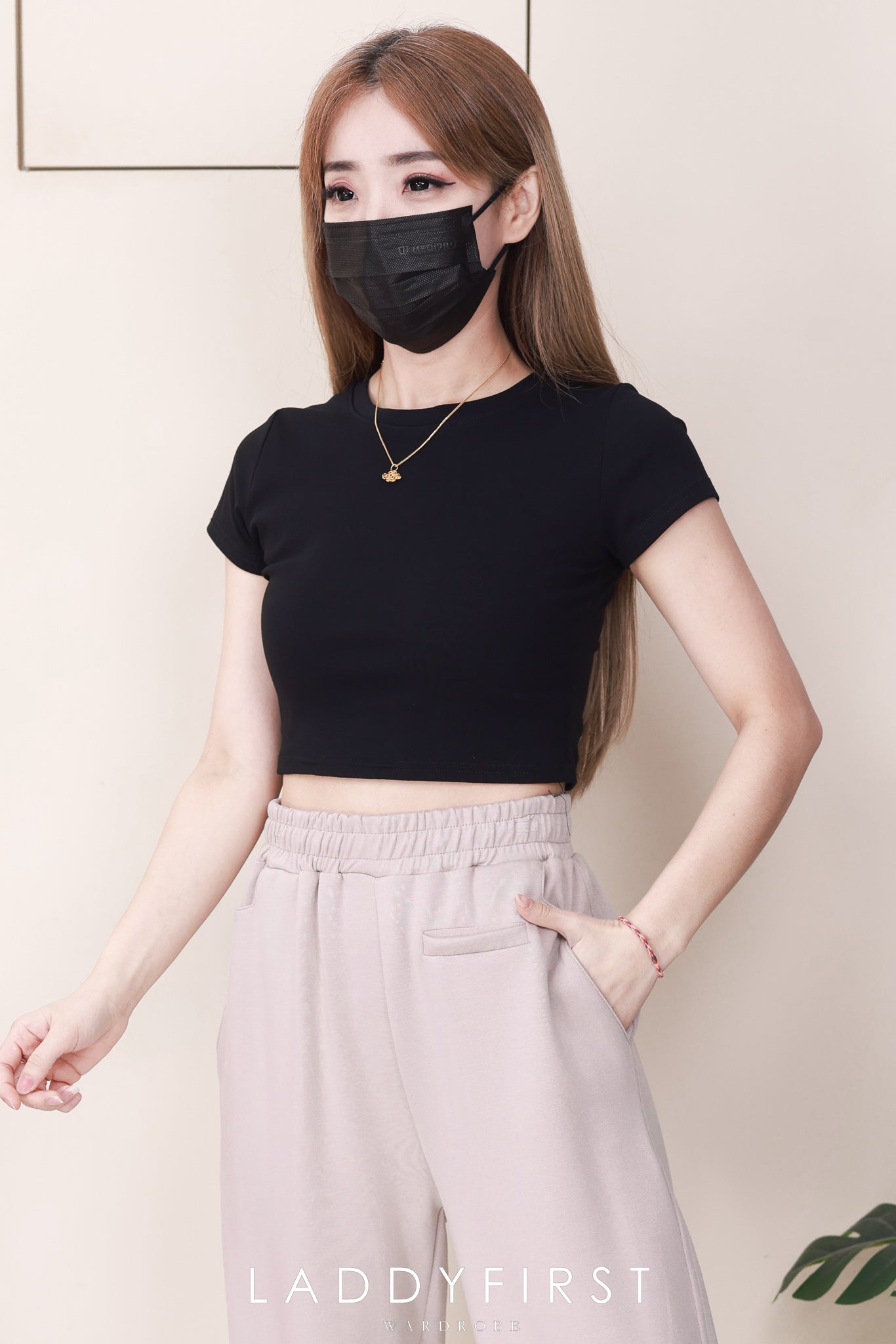 【L1188】高品质空气棉松紧腰弹力运动休闲长裤，有口袋 ❤️❤️ 【A-R2-C4】