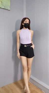 【T70276】 ✨现货✨高品质CUT-IN包芯纱针织内搭上衣 ❤️❤️