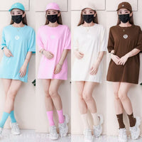 【O1167】高品质三件套男女同款纯棉Oversized 潮流时尚上衣 ❤️❤️ 上衣👕➕帽子🧢➕袜子🧦【A-RU11】