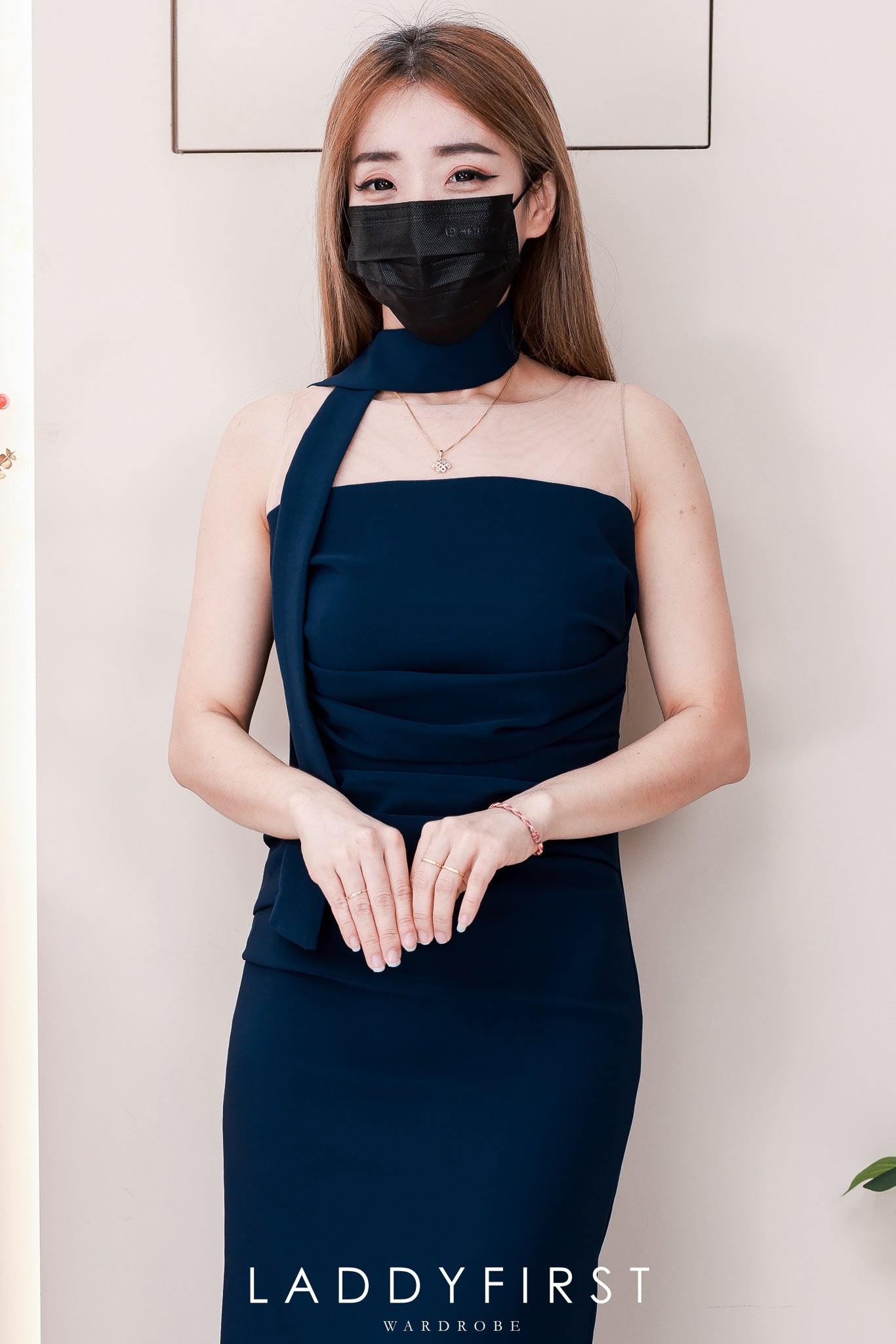 【D23235】高品质高端气质收腰设计晚宴连身长裙，侧边开叉设计 ❤️❤️【A-R1-C5】