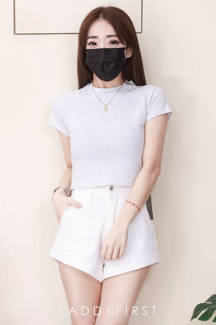 【T80792】【直播间搭配款】独家爆款高品质纯棉弹力圆领短袖简约日常百搭款上衣 #衣柜必入手百搭款 ❤❤【A-R3-C2】