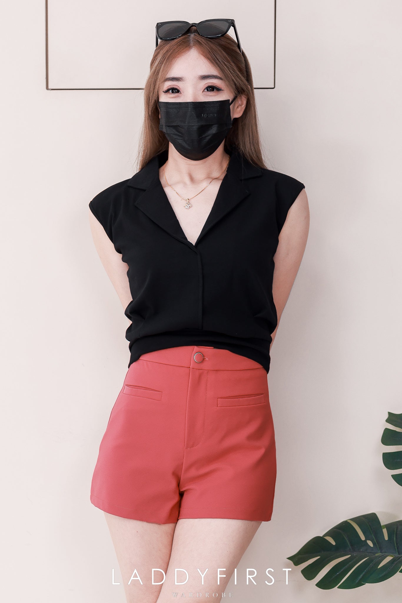 【S2062】🧧 宠粉福利回馈 🧧  独家爆款高品质四面弹高腰短裤，有口袋 ❤️❤️