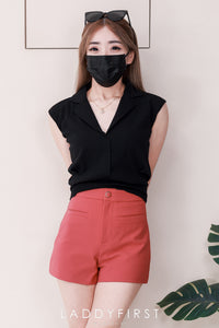 【S2062】🧧 宠粉福利回馈 🧧  独家爆款高品质四面弹高腰短裤，有口袋 ❤️❤️ 【D-R3-C1】